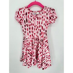 Dotdotsmile Girls Dress Size 12/24 Months White and Pink New with Tags